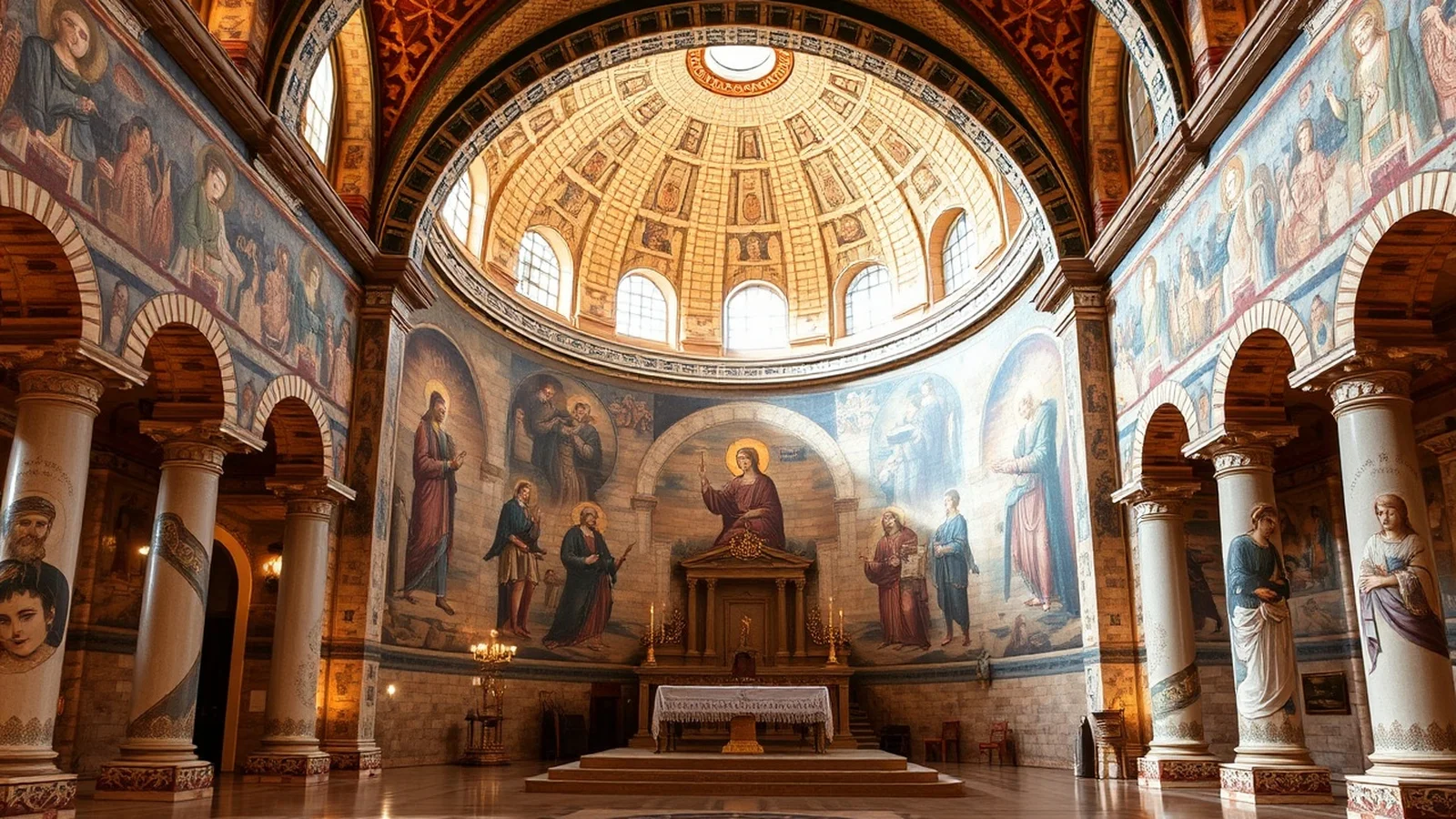 arte crista mosaico basilica