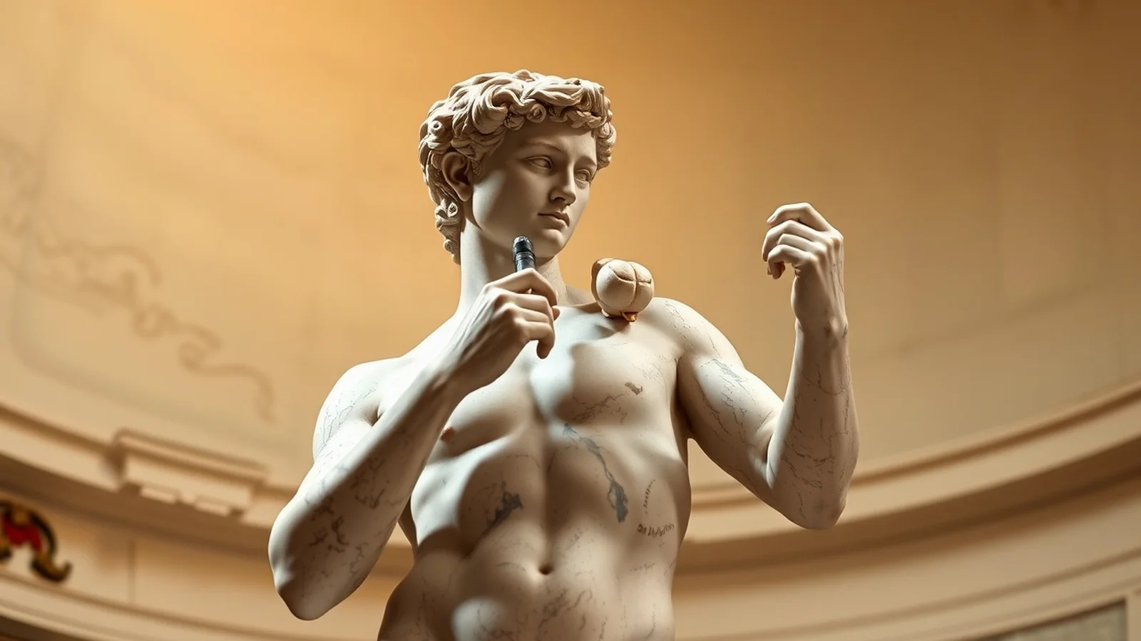 arte michelangelo david marmore