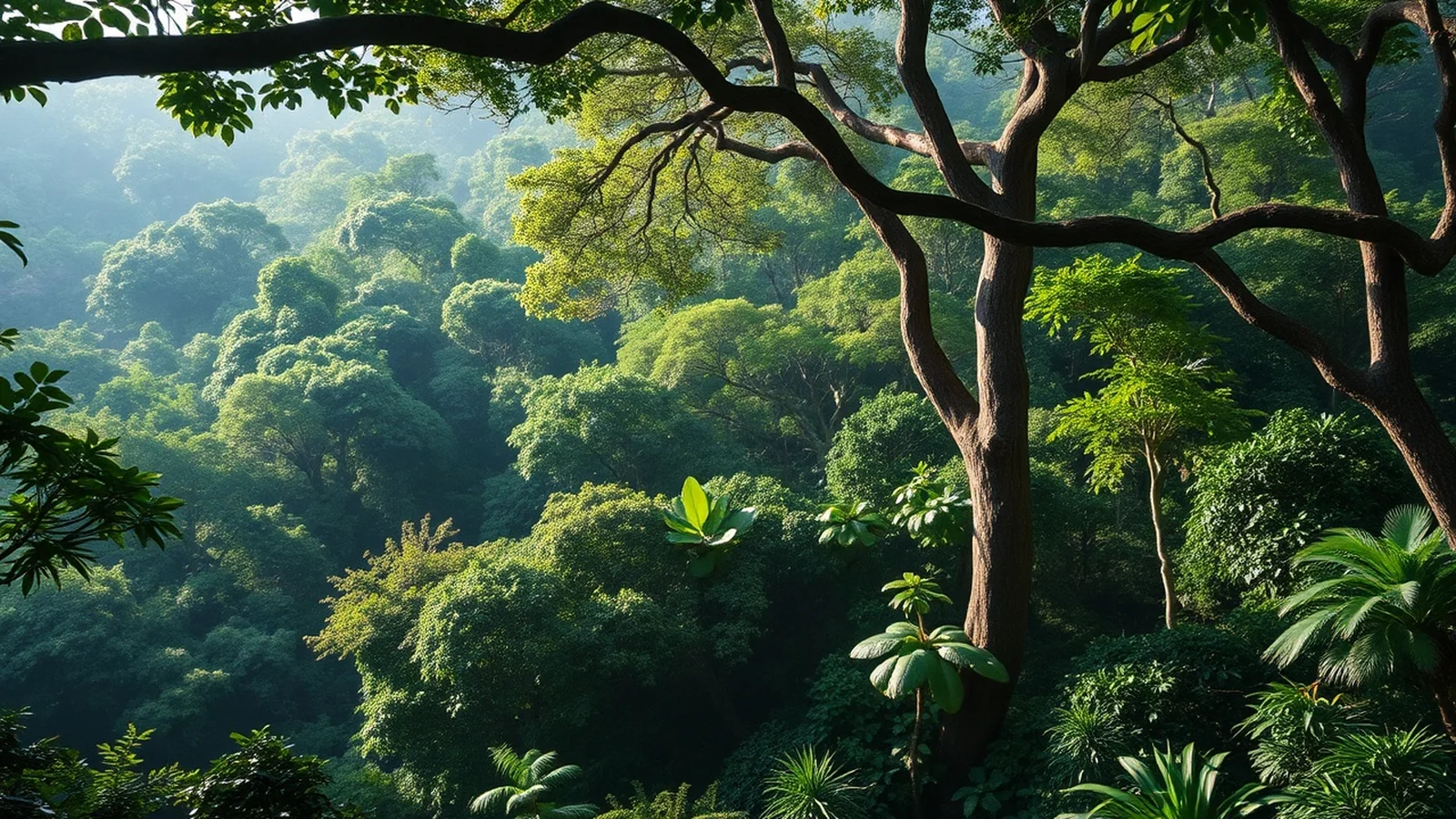componentes do ecossistema floresta