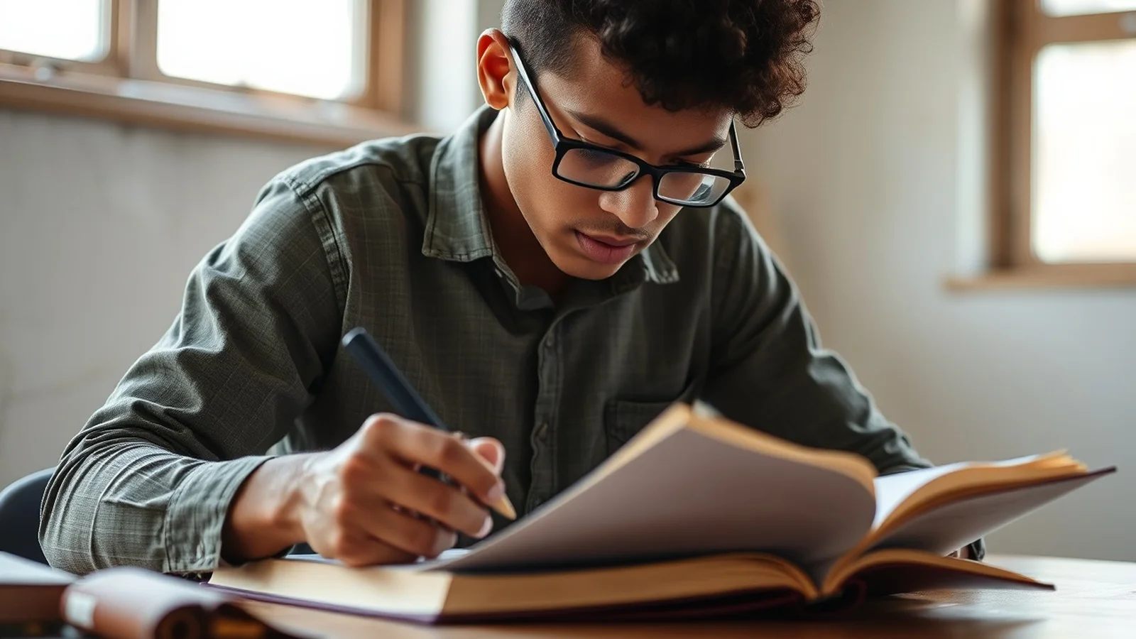 estudante consultando edital enem 2025