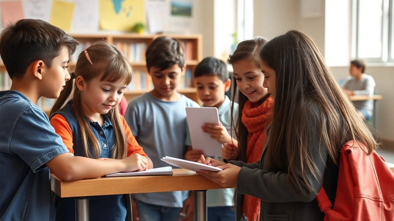 estudantes aprendendo cidadania