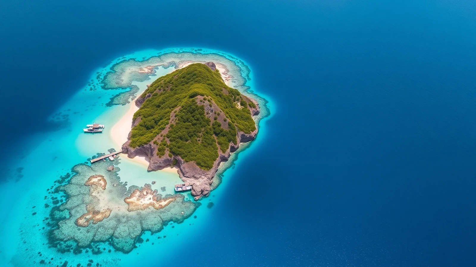 arquipelago ilhas vista aerea