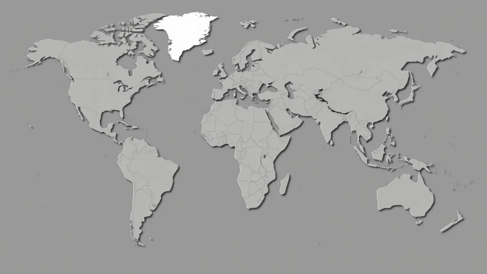 continentes do mundo mapa