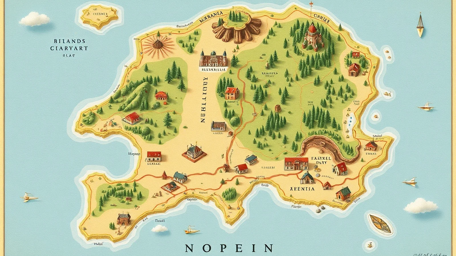 elementos de um mapa cartografico