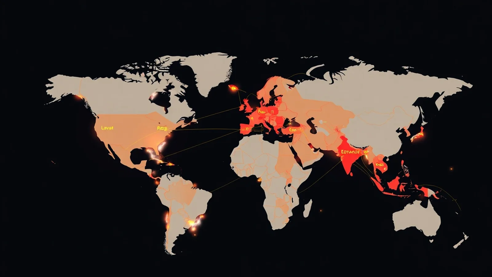 geopolitica mapa poder mundial