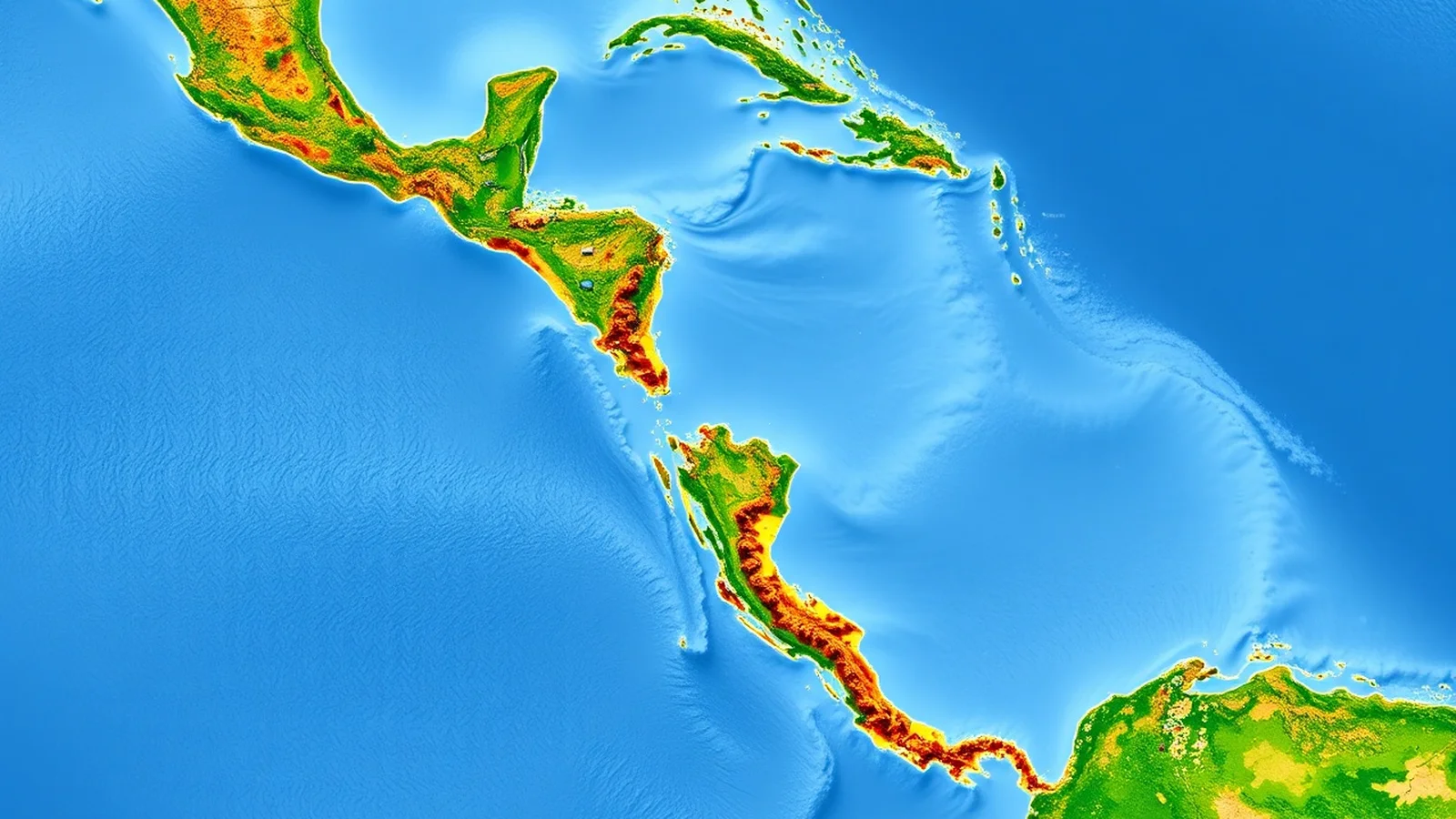 mapa america central