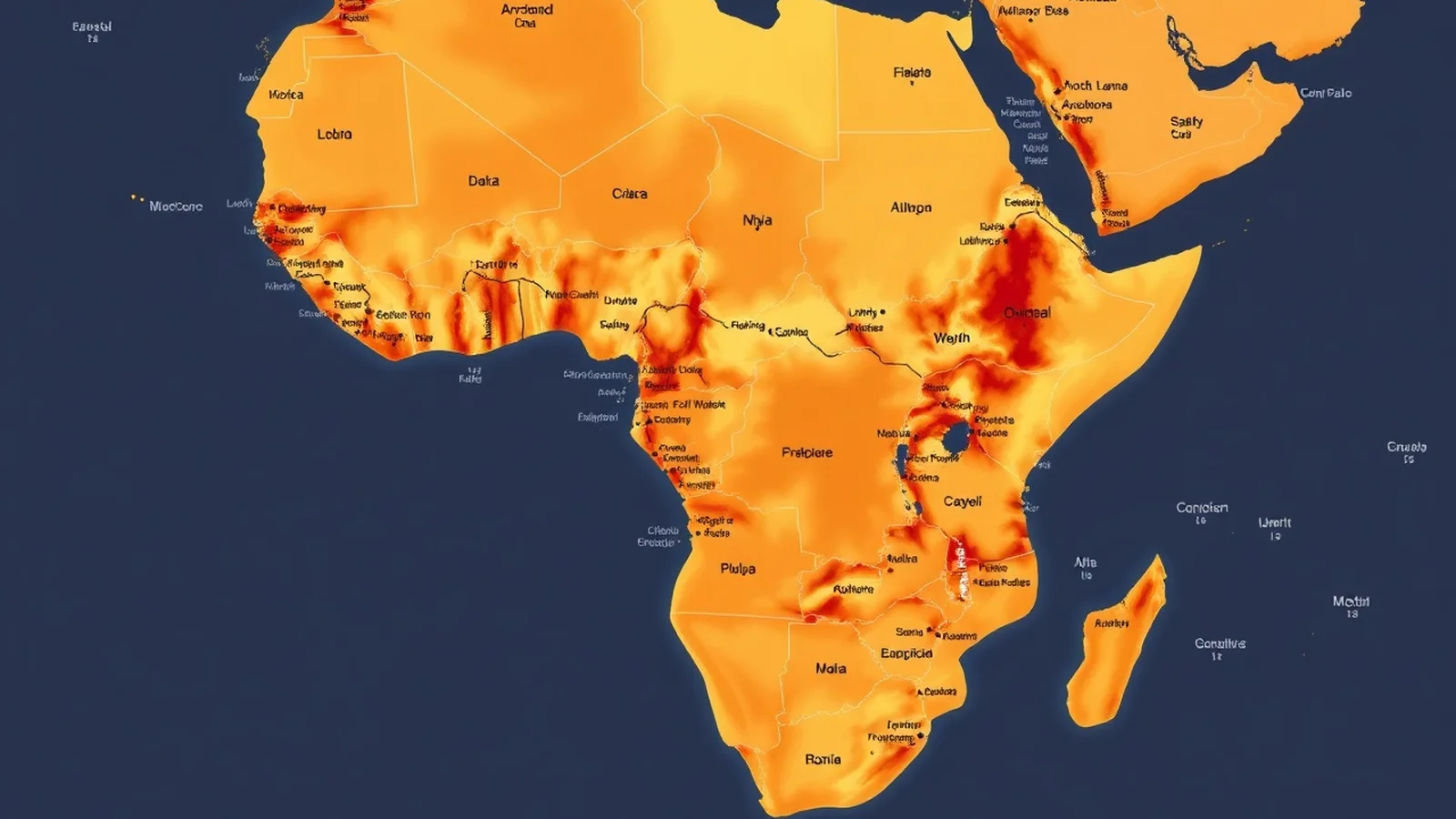 Mapa da África: Países, Regiões e Capitais