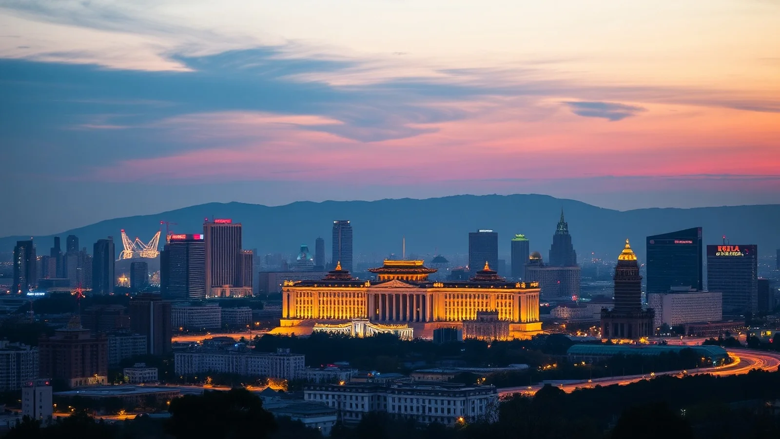 panorama de pyongyang