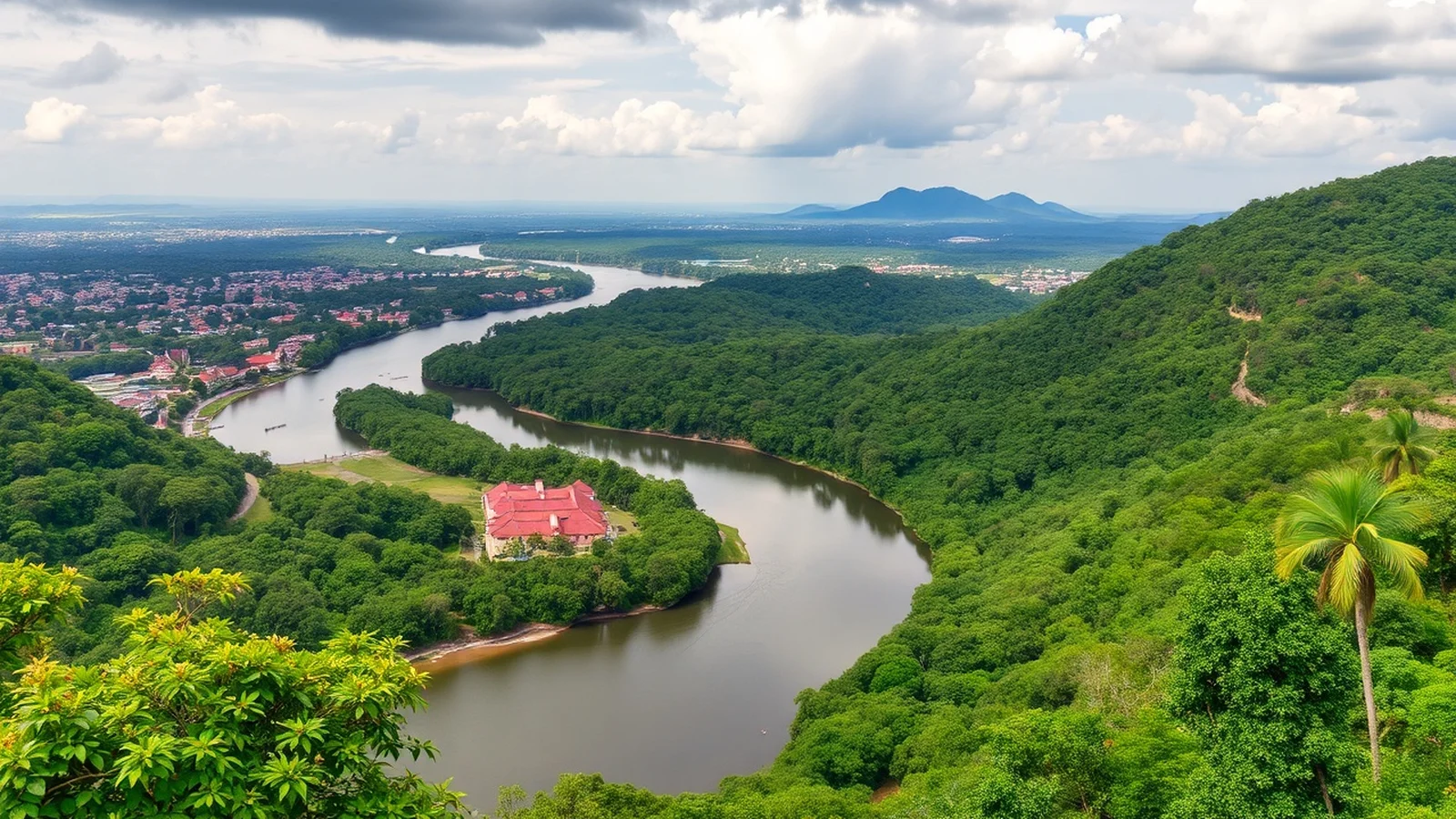 rio congo brazzaville paisagem