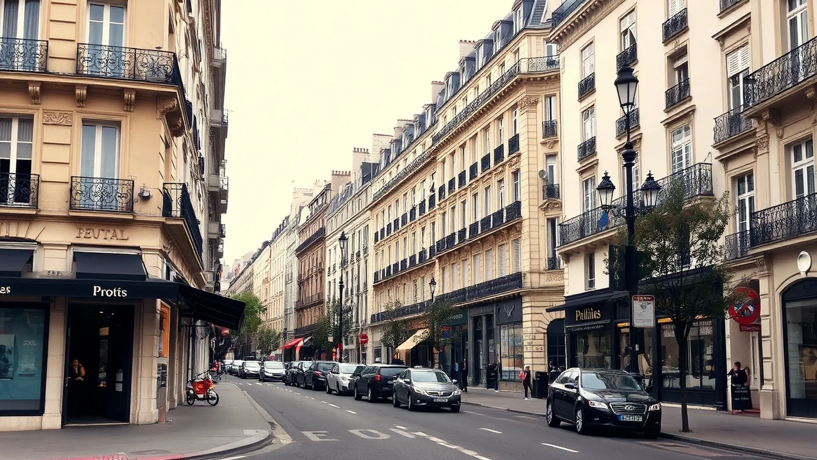 rua parisiense belle epoque