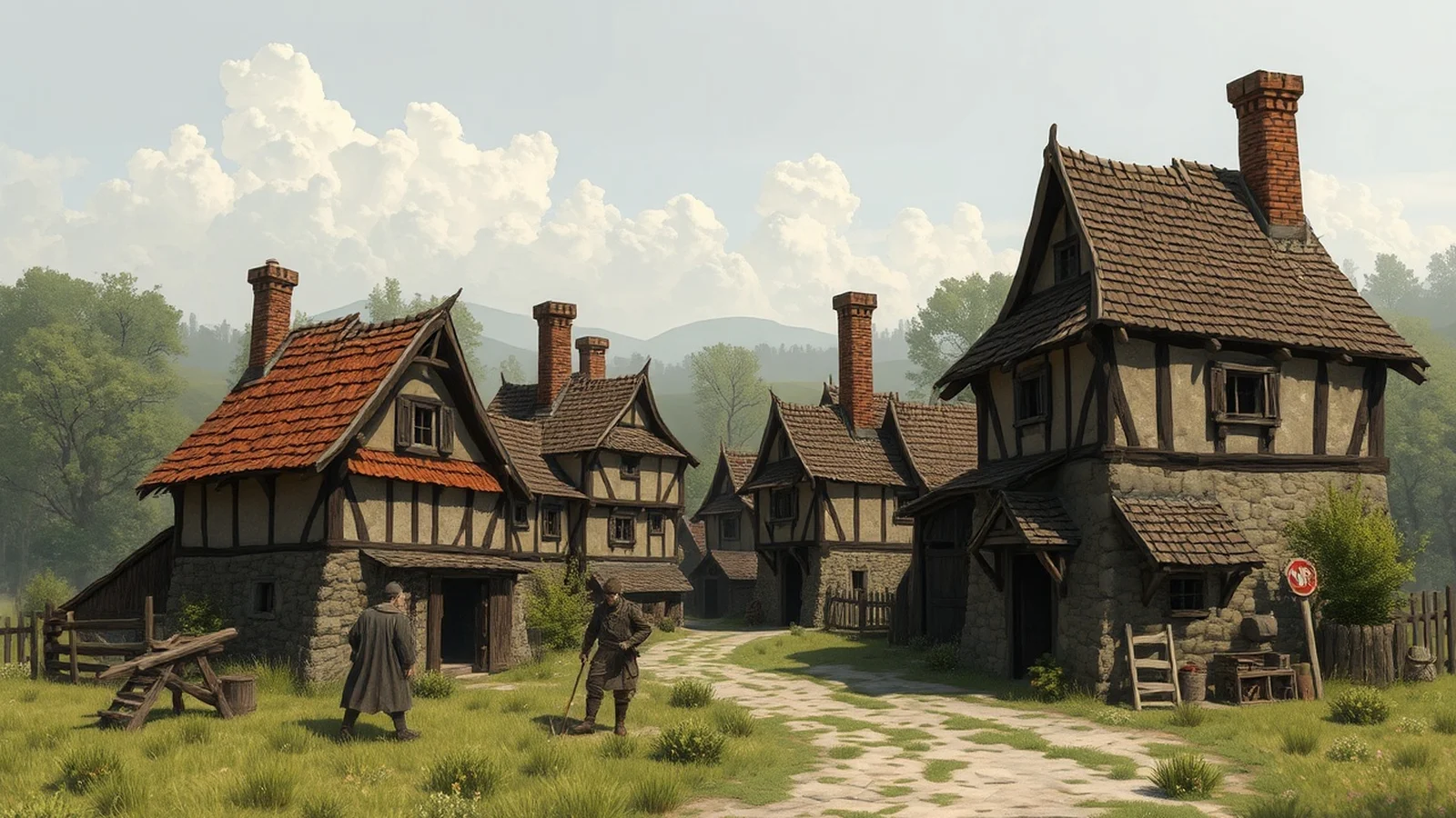 vila medieval peste negra