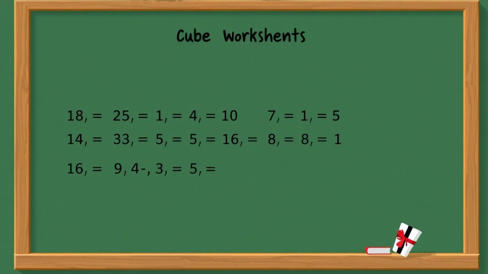 exercicios sobre raiz cubica