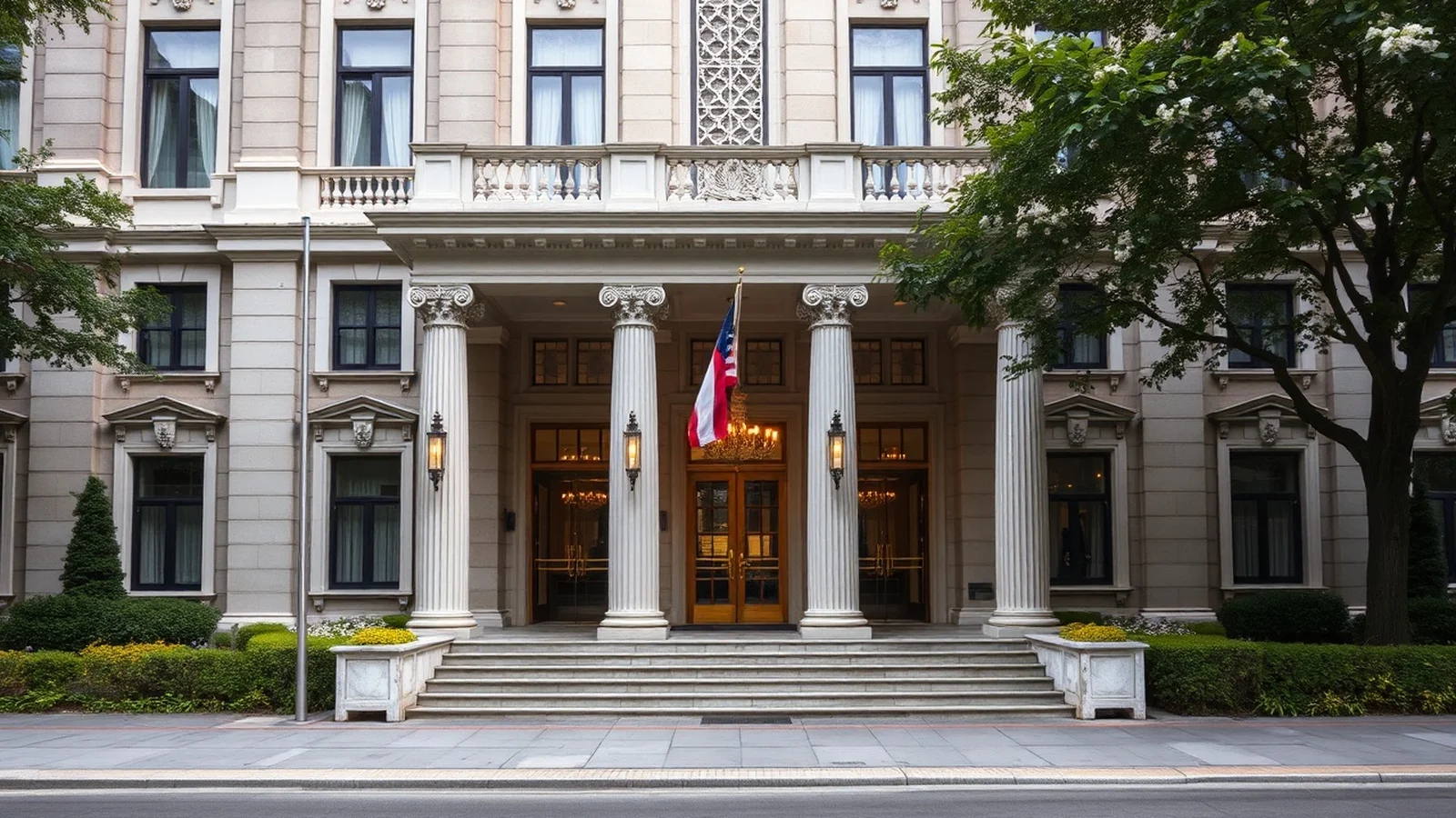 embaixada edificio diplomatico