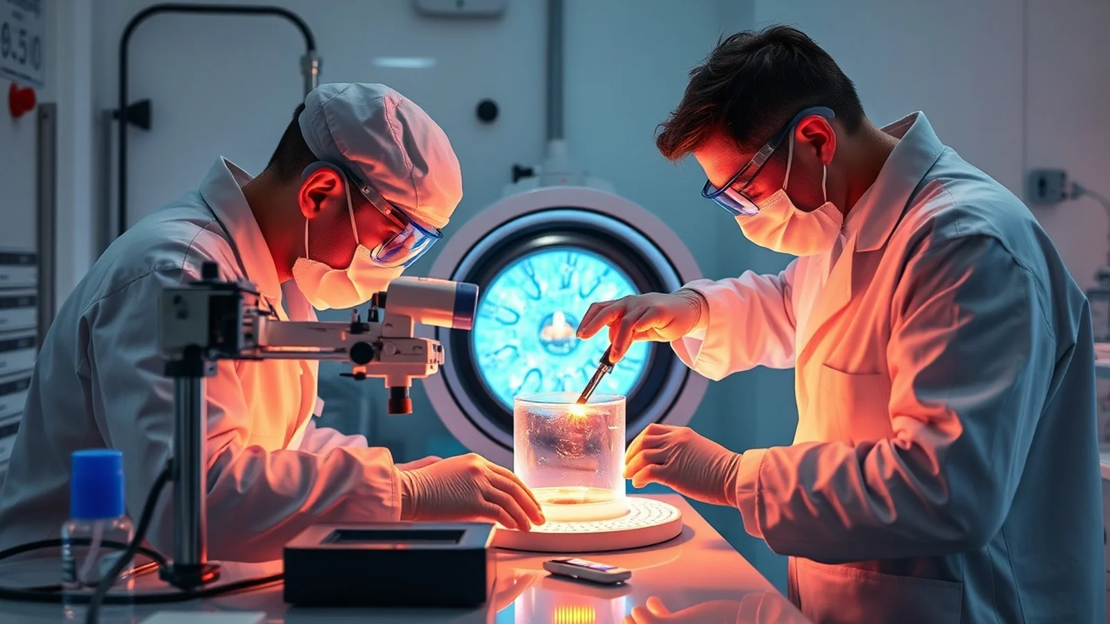 experimento de crioscopia em laboratorio