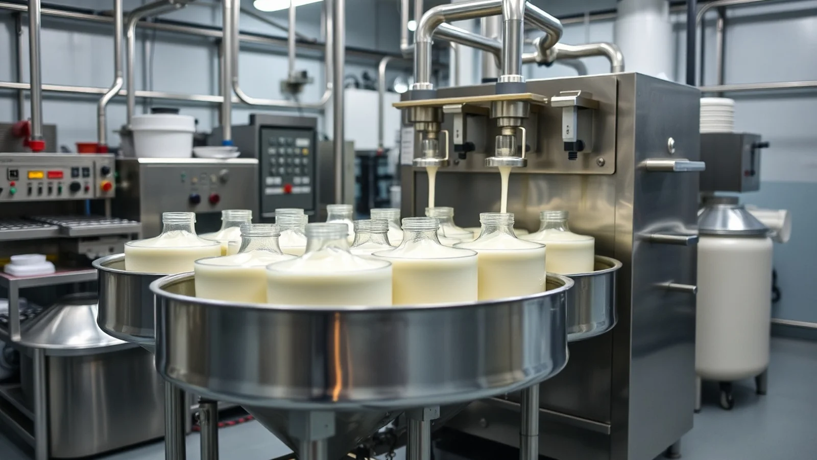 processamento industrial leite condensado